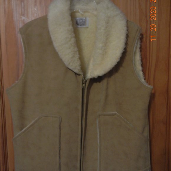 Vintage Boho Western Hippie Trucker Vest sz LGE